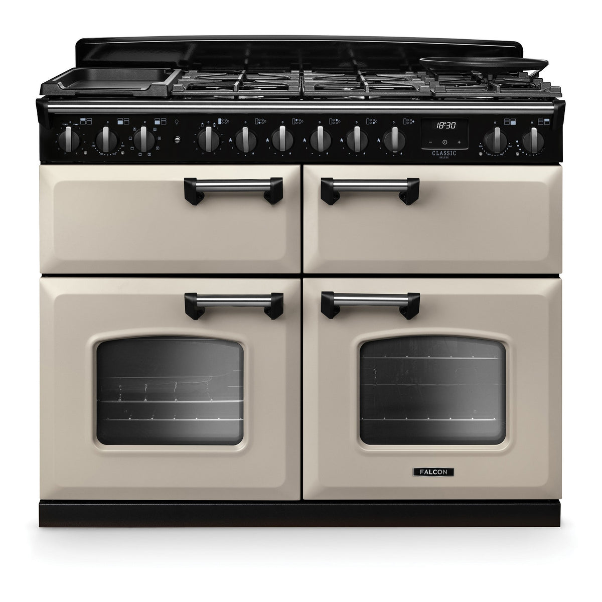 Piano de cuisson mixte FALCON NGC TAB MIX 110 CM CREME PASTEL CHROME