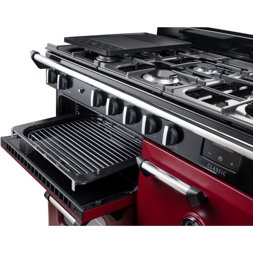 Piano de cuisson gaz FALCON NGC TAB GAZ 100 CM BORDEAUX CHROME