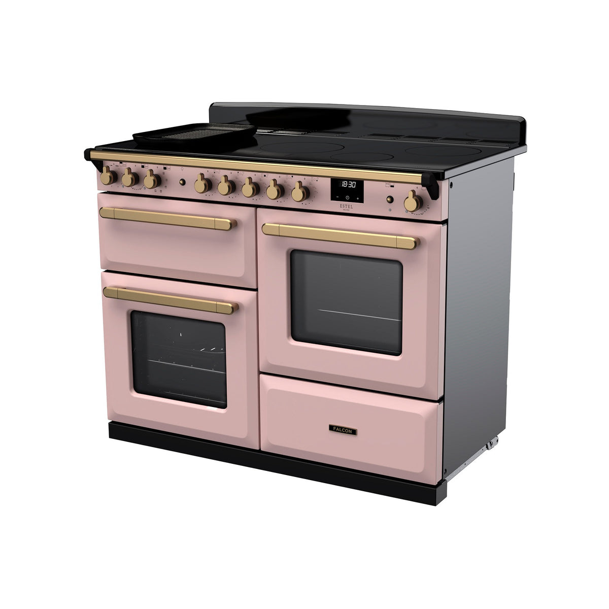 Piano de cuisson induction FALCON ESTEL DELUXE OCTAB IND 110 CM ROSE PASTE