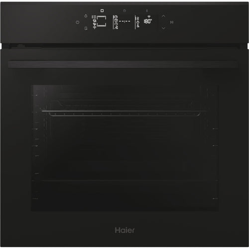 Four encastrable HAIER H6 ID46G5YTB - Pyrolyse - Hydrolyse - Chaleur pulsée - Porte froide - Rails télescopiques