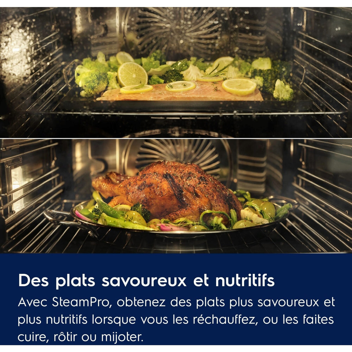 Four encastrable fonction vapeur ELECTROLUX EOA9S3XH - Chaleur tournante - Combiné vapeur - Hydrolyse - Porte froide - Cuisson Sous-vide