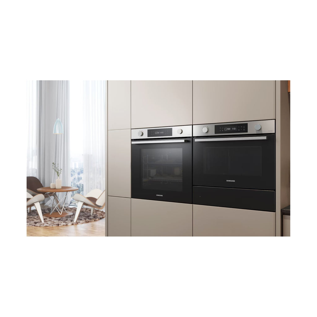 Four encastrable SAMSUNG NV7B4030YCK - Pyrolyse - Chaleur pulsée - Porte froide - Rails télescopiques