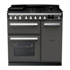 Piano de cuisson gaz FALCON ESTEL DELUXE TAB GAZ 90 CM ARDOISE CHROM