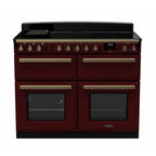 Piano de cuisson induction FALCON ESTEL DELUXE BCTAB IND 110 CM BORDEAUX L