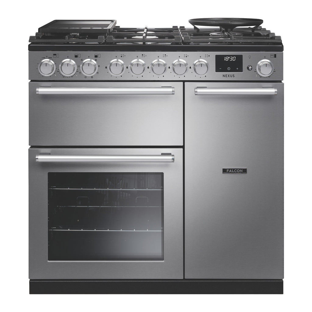 Piano de cuisson gaz FALCON NEXUS NGC TAB GAZ 90 CM INOX CHROME