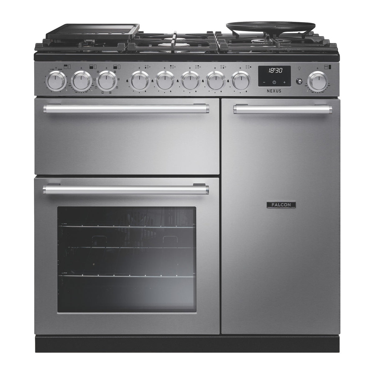 Piano de cuisson gaz FALCON NEXUS NGC TAB GAZ 90 CM INOX CHROME