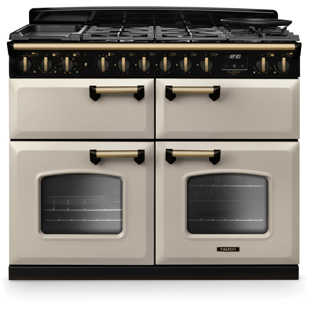 Piano de cuisson mixte FALCON NGC TAB MIX 110 CM CREME PASTEL LAITON A