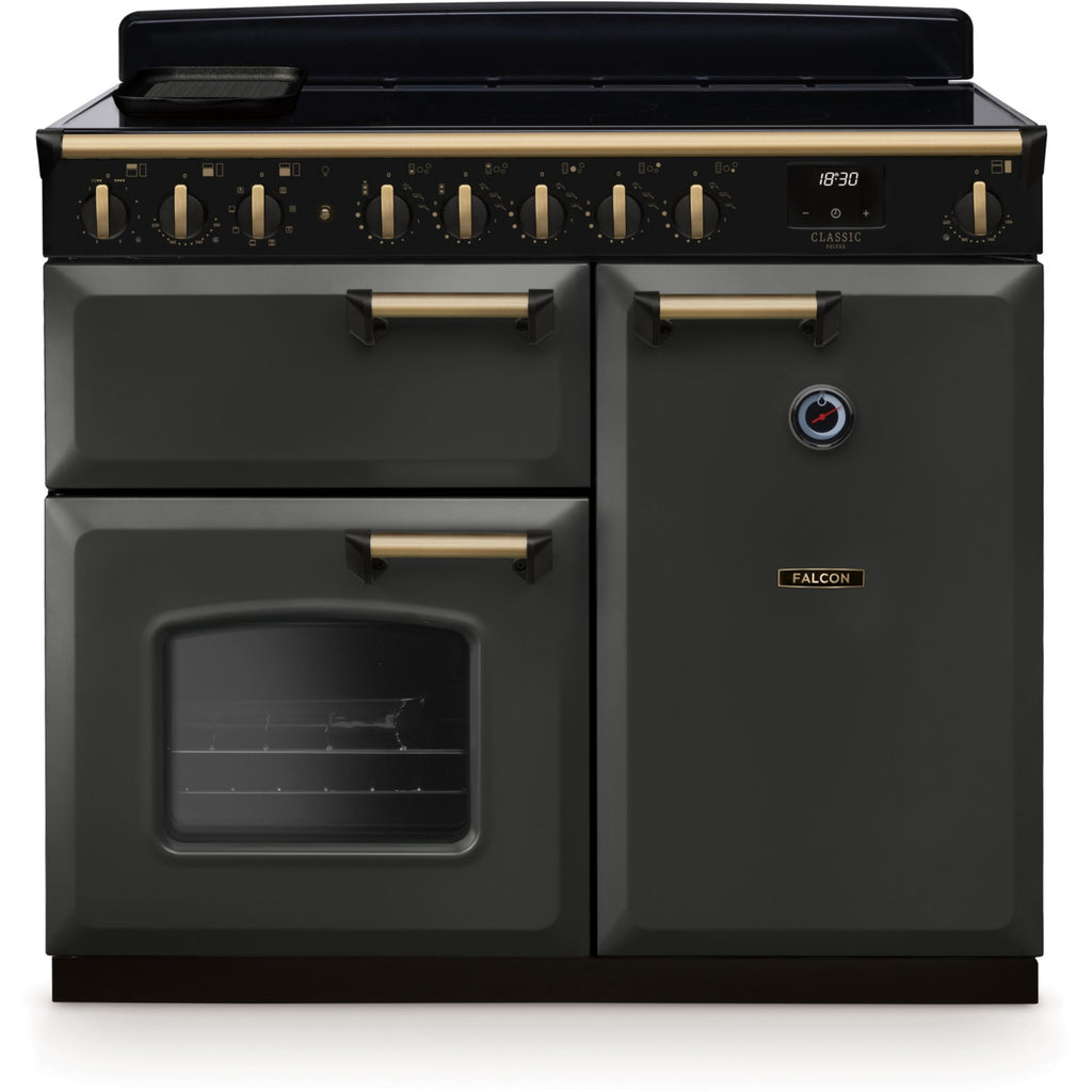 Piano de cuisson induction FALCON NGC TAB IND 100 CM ARDOISE LAITON ANTIQU