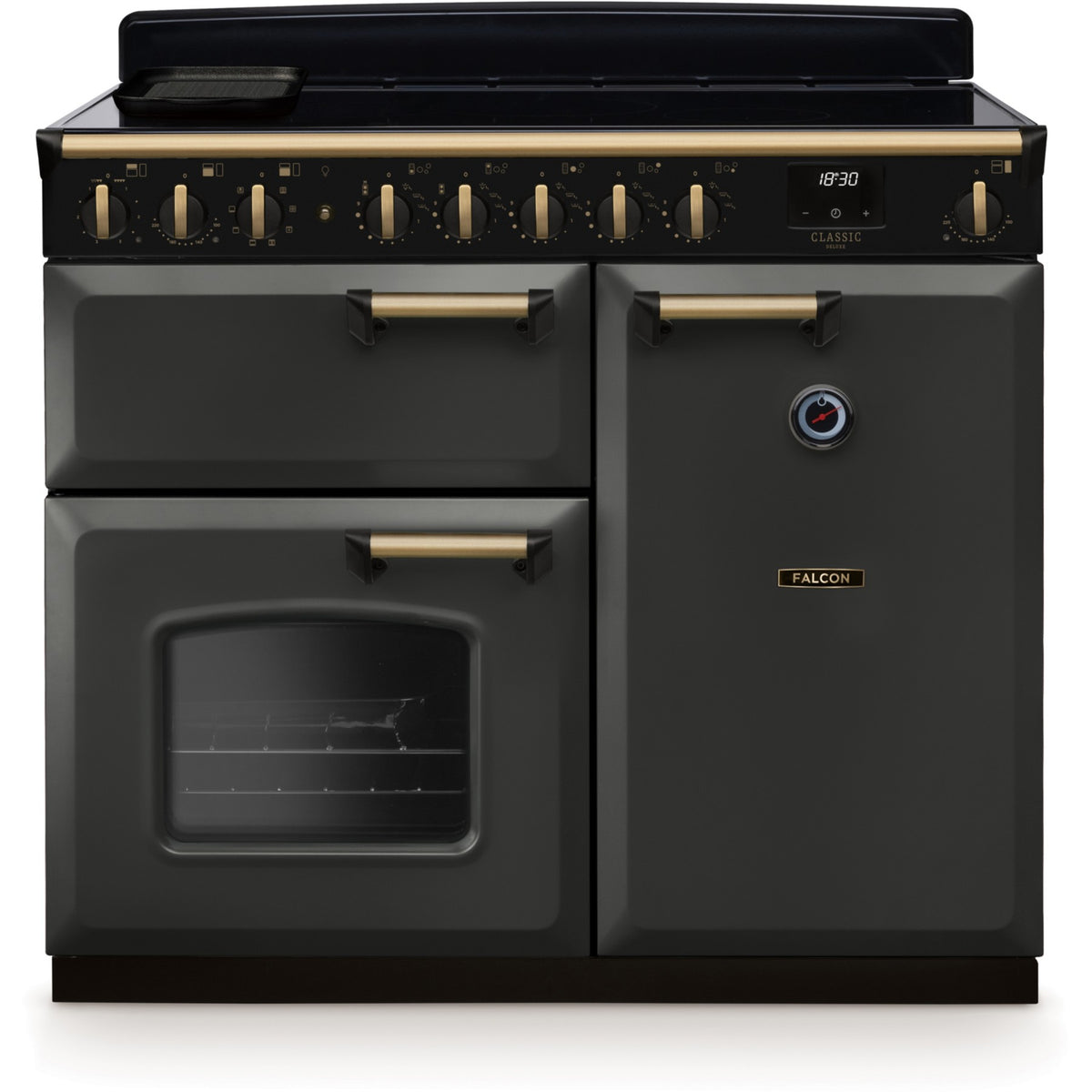 Piano de cuisson induction FALCON NGC TAB IND 100 CM ARDOISE LAITON ANTIQU