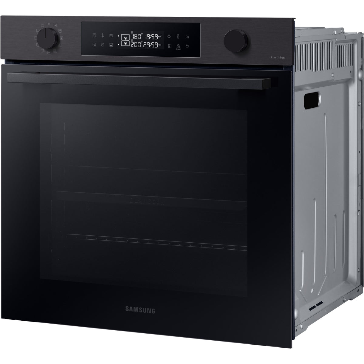 Four encastrable SAMSUNG NV7B4450VCB - Double cavité - Pyrolyse - Chaleur pulsée - Porte froide