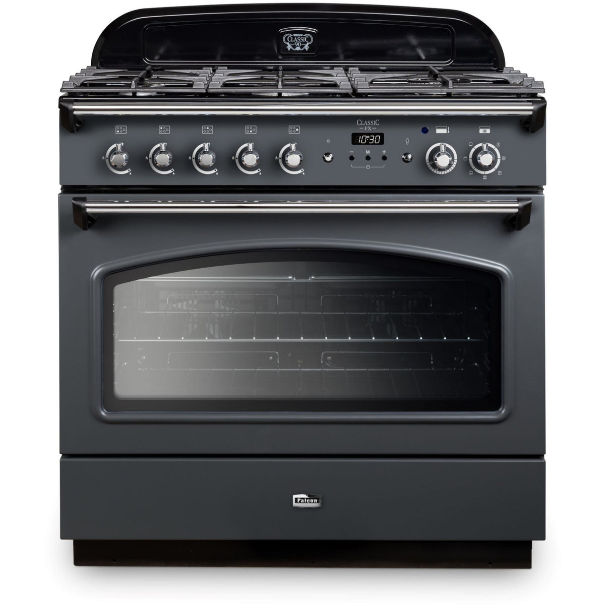 Piano de cuisson gaz FALCON CLASSIC FX TAB GAZ 90 CM ARDOISE CHROME