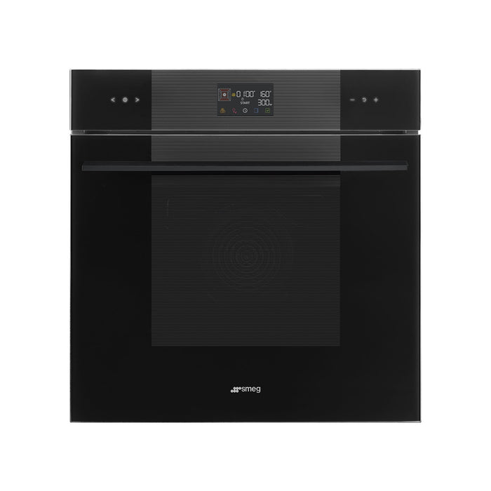 Four micro onde combiné SMEG SO6102M2B3 - Hydrolyse - Porte froide - Rails télescopiques - Écran tactile