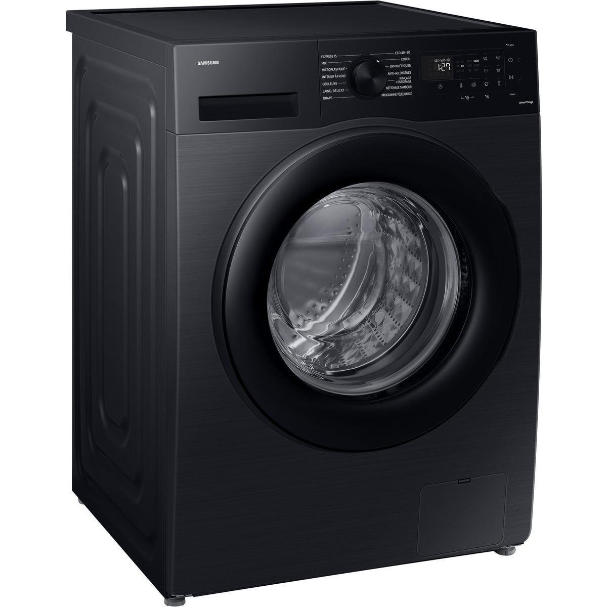Lave linge hublot SAMSUNG WW90CGC04DAB - 9 kg - 1400 tr/min - Classe A - Moteur induction - Connecté WiFi - Noir