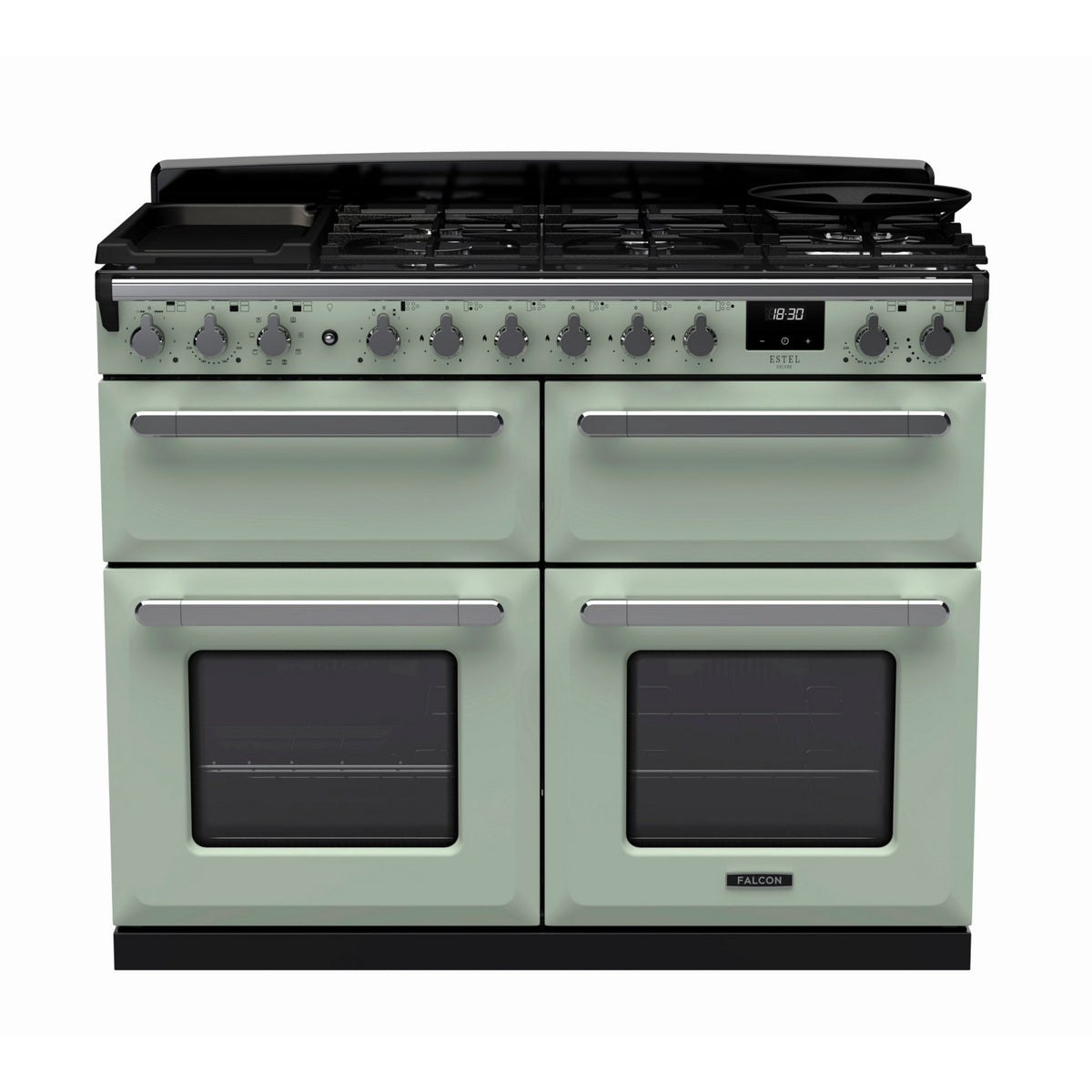 Piano de cuisson mixte FALCON ESTEL DELUXE BC TAB MIX 110 CM VERT PAST