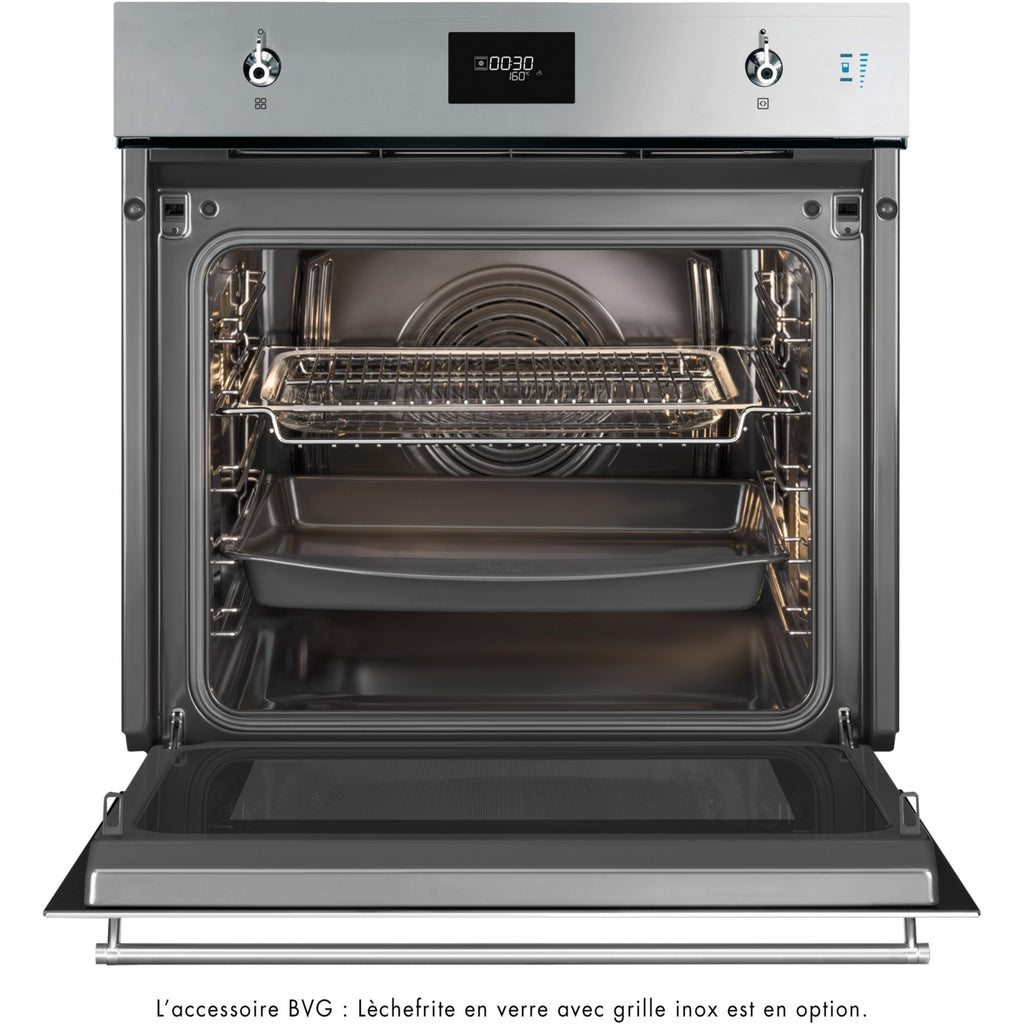 Four encastrable SMEG SOP6301S2X - Combiné vapeur - Chaleur pulsée - Pyrolyse