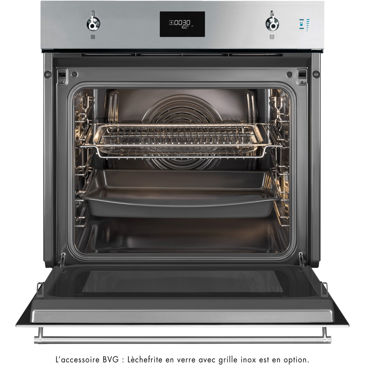 Four encastrable SMEG SOP6301S2X - Combiné vapeur - Chaleur pulsée - Pyrolyse