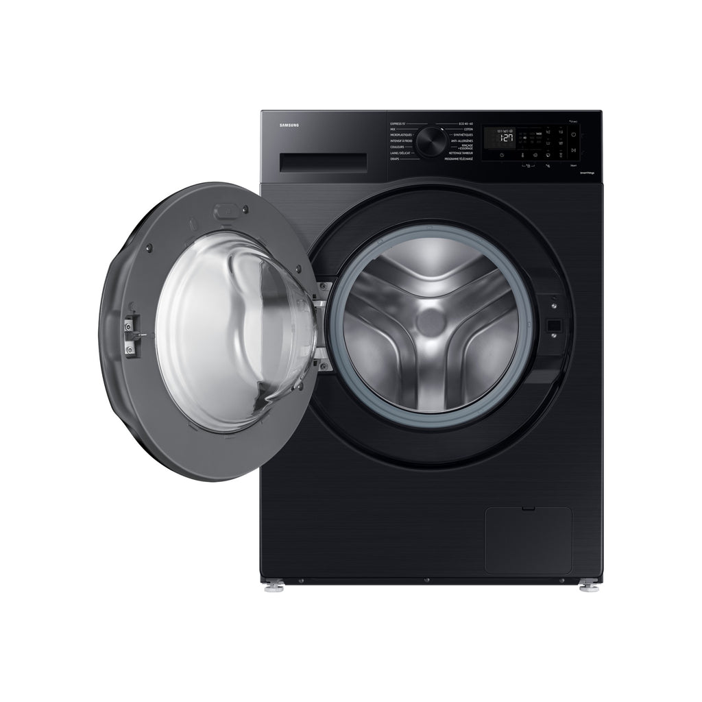 Lave linge hublot SAMSUNG WW90CGC04DAB - 9 kg - 1400 tr/min - Classe A - Moteur induction - Connecté WiFi - Noir