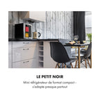 Mini réfrigérateur KLARSTEIN Harlem 23L A+ porte vitrée 39 dB Noir