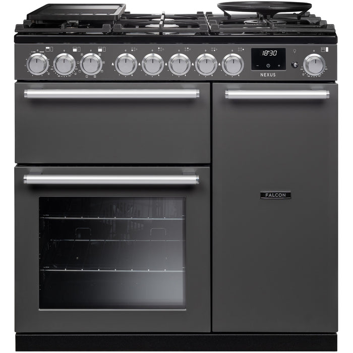 Piano de cuisson gaz FALCON NEXUS NGC TAB GAZ 90 CM ARDOISE CHROME