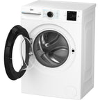 Lave linge compact BEKO BM3WFU47411B - 7 kg - 1400 tr/min - Classe A - Moteur induction - Energy Spin