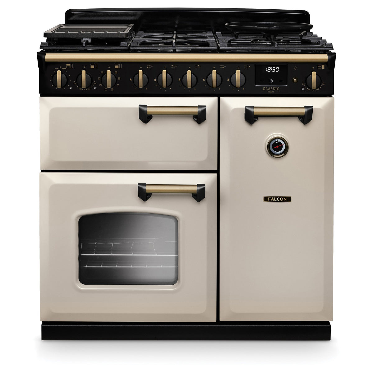 Piano de cuisson gaz FALCON NGC TAB GAZ 90 CM CREME PASTEL LAITON AN