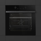 Four encastrable HISENSE BI64223EPBG - Pyrolyse - Chaleur pulsée - Rails télescopiques - Mode Pizza 300°C - Air Fry