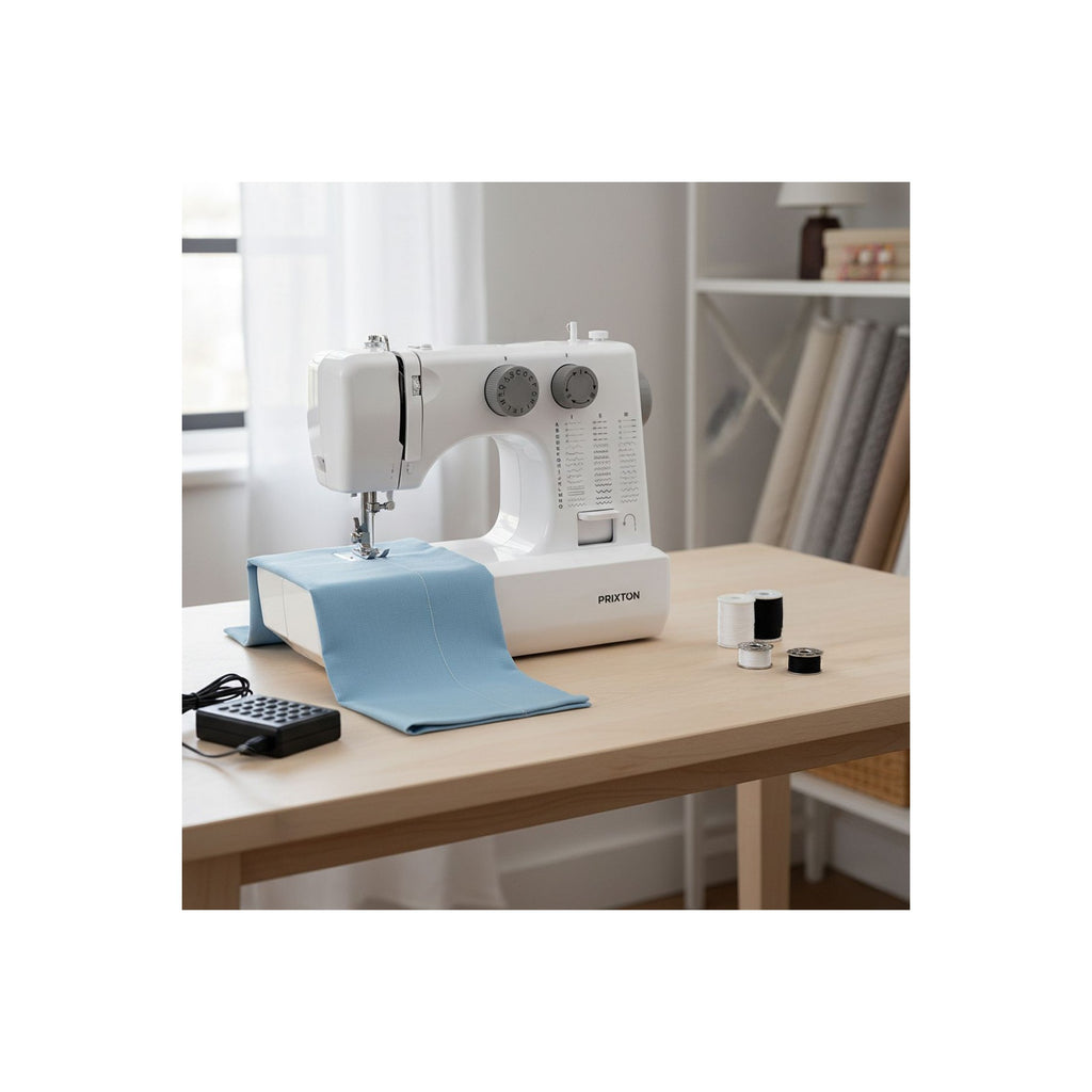 Machine à coudre PRIXTON P135, 45 points, Boutonnière Automatique