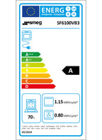 Four encastrable SMEG SF6100VB3 - Chaleur tournante