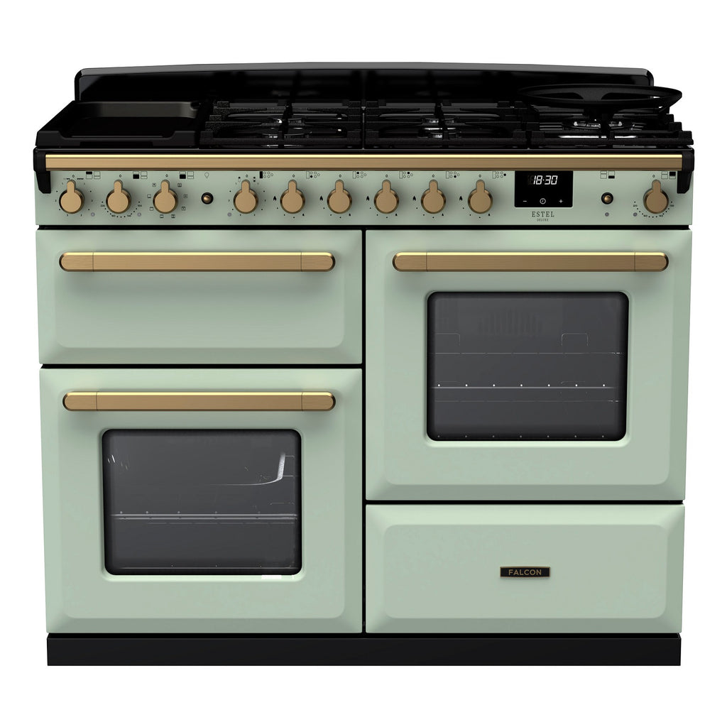 Piano de cuisson mixte FALCON ESTEL DELUXE OC TAB MIX 110 CM VERT PAST