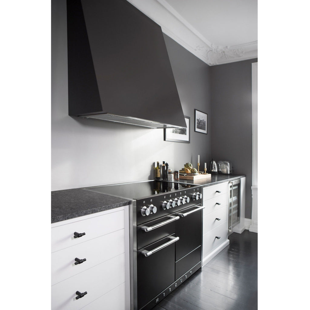 Piano de cuisson induction FALCON Semi Pro MERCURY 110 NOIR MAT INOX POLI