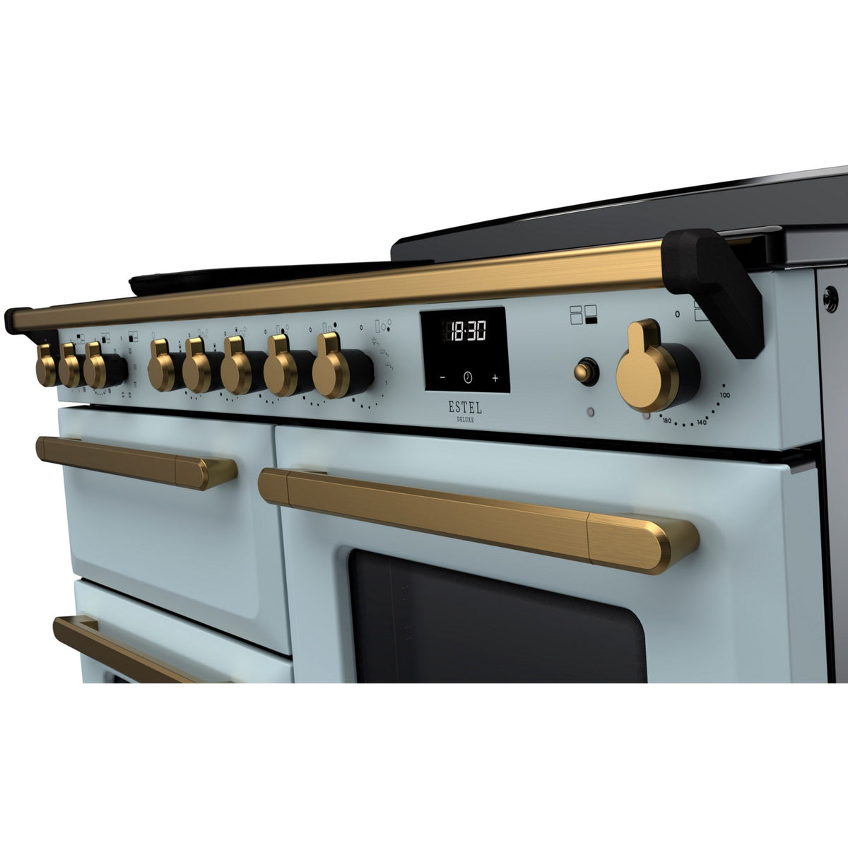 Piano de cuisson induction FALCON ESTEL DELUXE OCTAB IND 110 CM BLEU PASTE