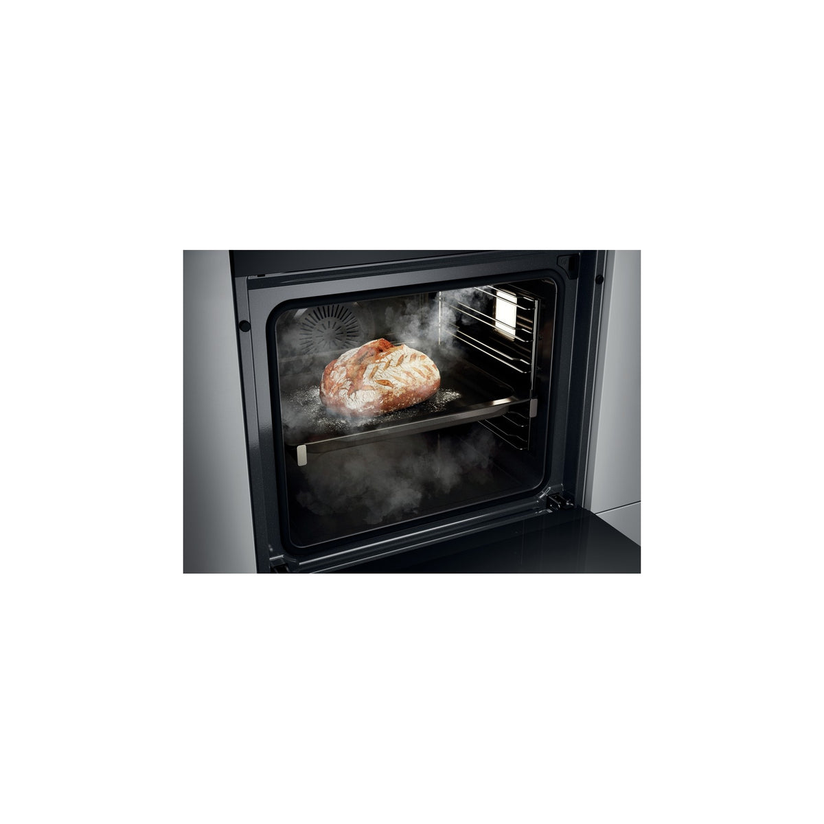 Four encastrable HAIER ID2P5B5EYTB - Pyrolyse - Hydrolyse - Chaleur pulsée - Porte froide - Rails télescopiques