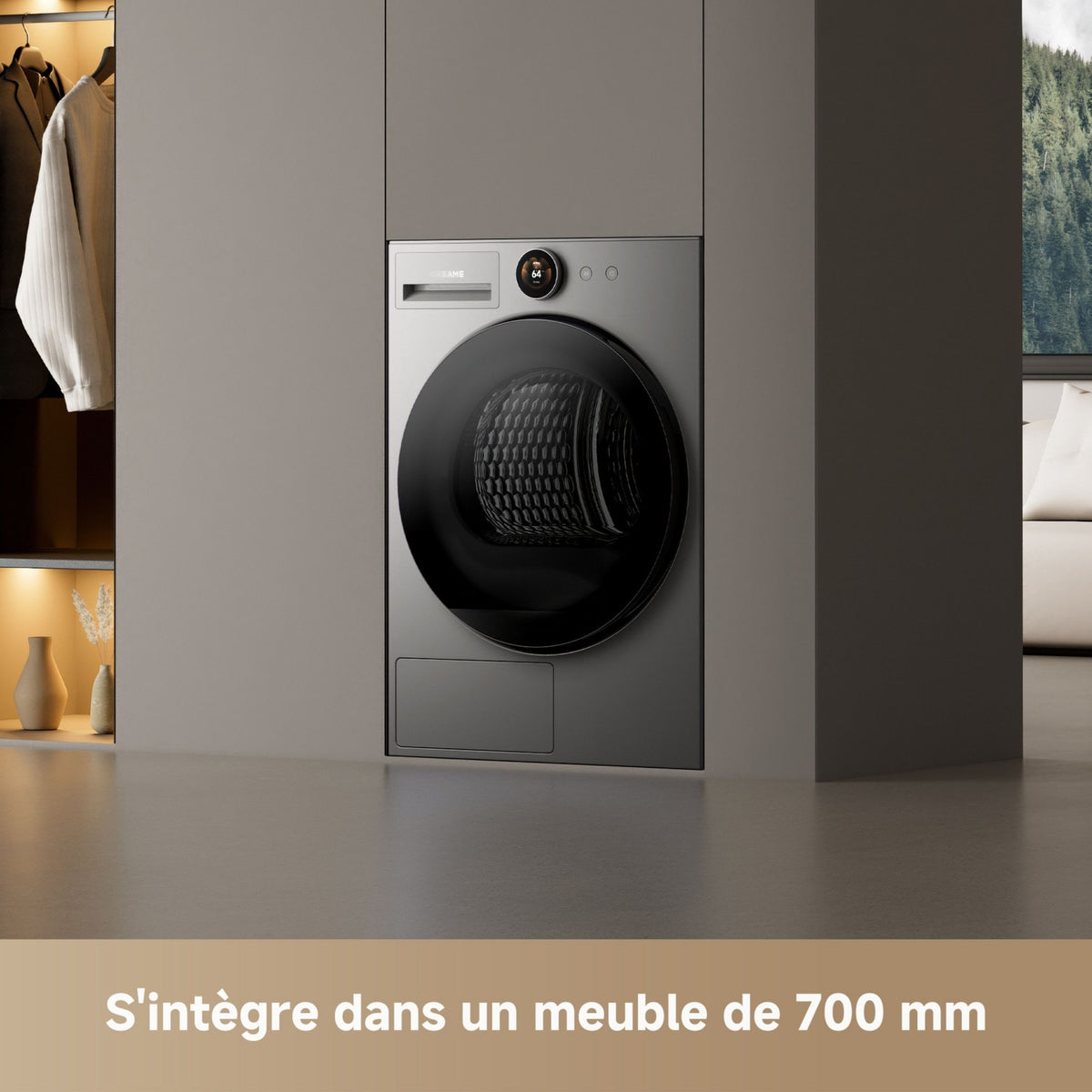 Sèche linge pompe à chaleur DREAME DRDRYL99KGG L9 9Kg