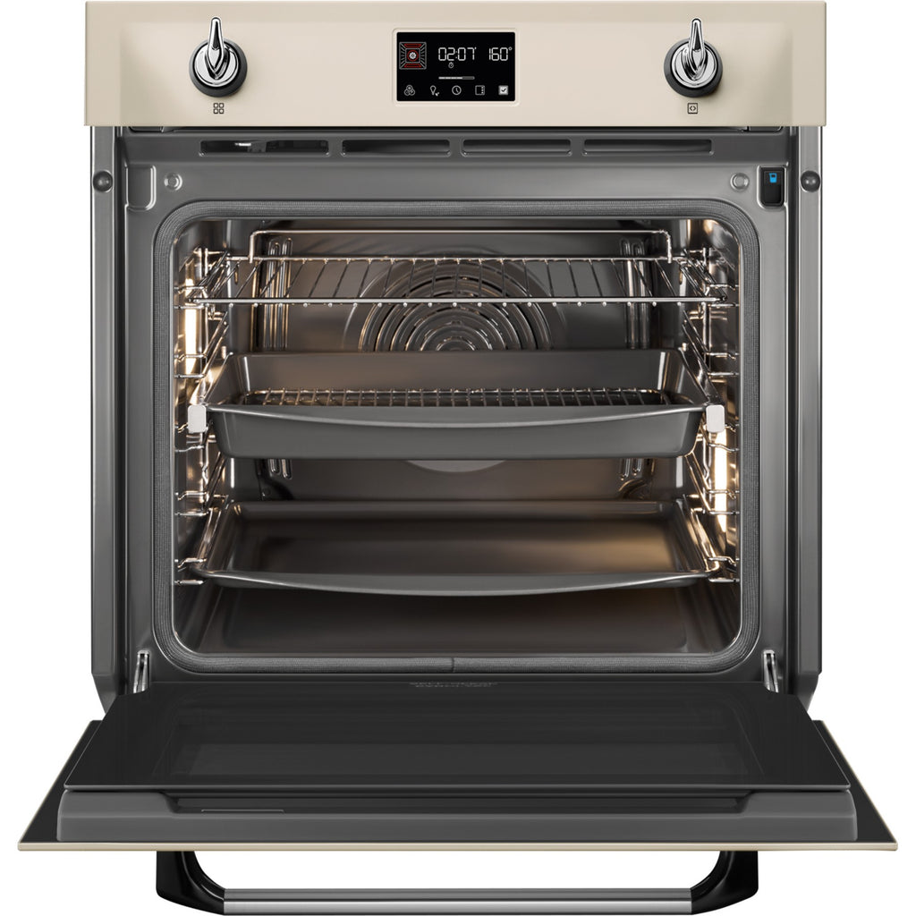 Four encastrable SMEG SOP6902S2PP - Pyrolyse - Chaleur tournante - Vapeur - Porte froide