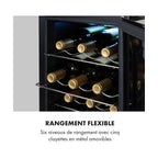 Cave à vin de service KLARSTEIN Bellevin 18 Uno - Noir