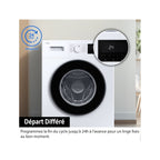 Lave linge compact SAMSUNG WW80FG3M05AW - 8 kg - 1400 tr/min - Classe A - Moteur induction