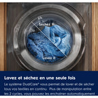 Lave linge séchant hublot ELECTROLUX EWW1685DA - 8/4 kg - 1600 tr/min - Classe D - Moteur induction