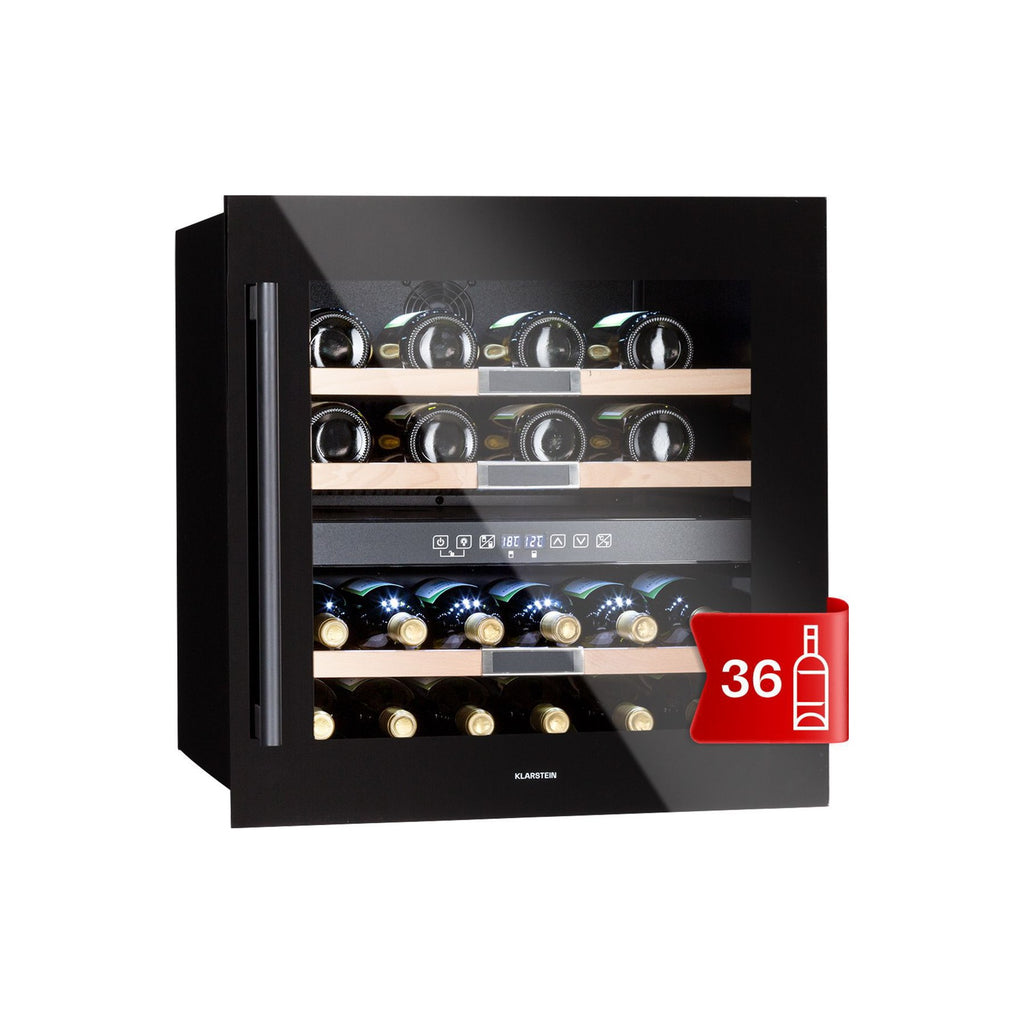 Cave à vin de service KLARSTEIN Vinsider 36 Onyx - Noir
