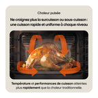 Four encastrable LG WS5D7230S - Pyrolyse - Chaleur pulsée - Porte froide