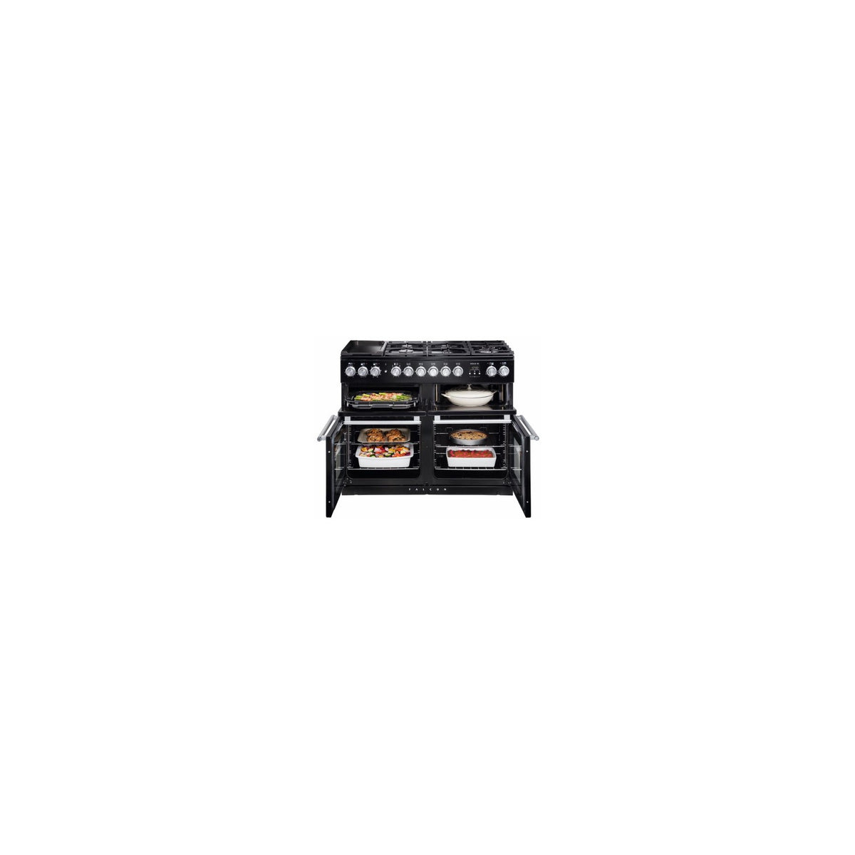 Piano de cuisson induction FALCON NEXUS SE 110 CM GRIS ARDOISE CHROME