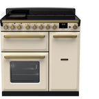Piano de cuisson induction FALCON ESTEL DELUXE TAB IND 90 CM CREME PASTEL