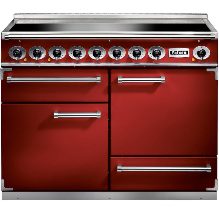 Piano de cuisson induction FALCON Semi Pro DELUXE 110 ROUGE CERISE NICKEL