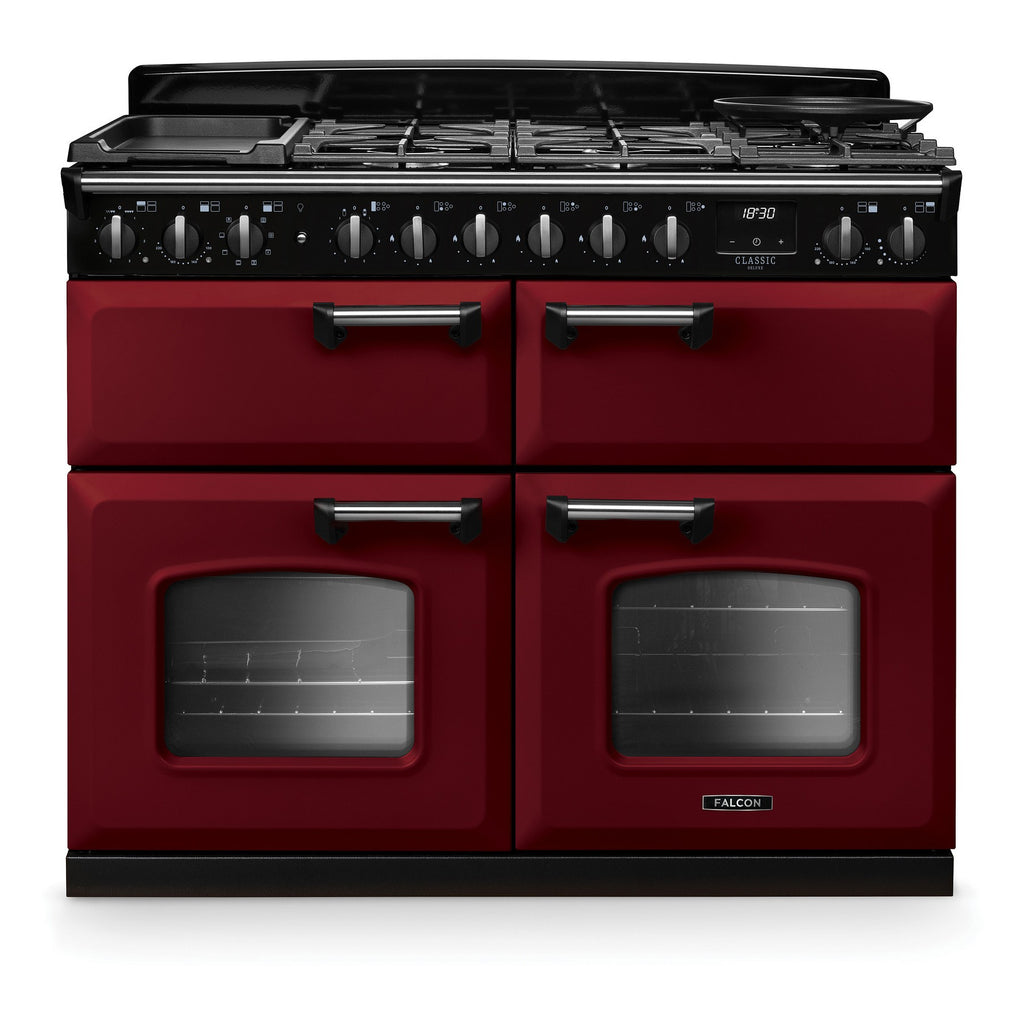 Piano de cuisson mixte FALCON NGC TAB MIX 110 CM BORDEAUX CHROME