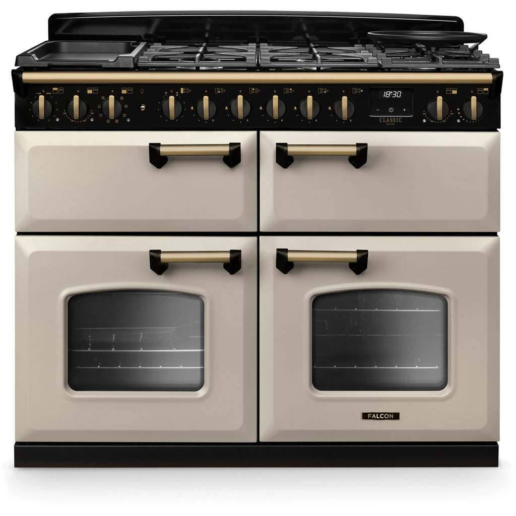 Piano de cuisson mixte FALCON NGC TAB MIX 110 CM CREME PASTEL LAITON A