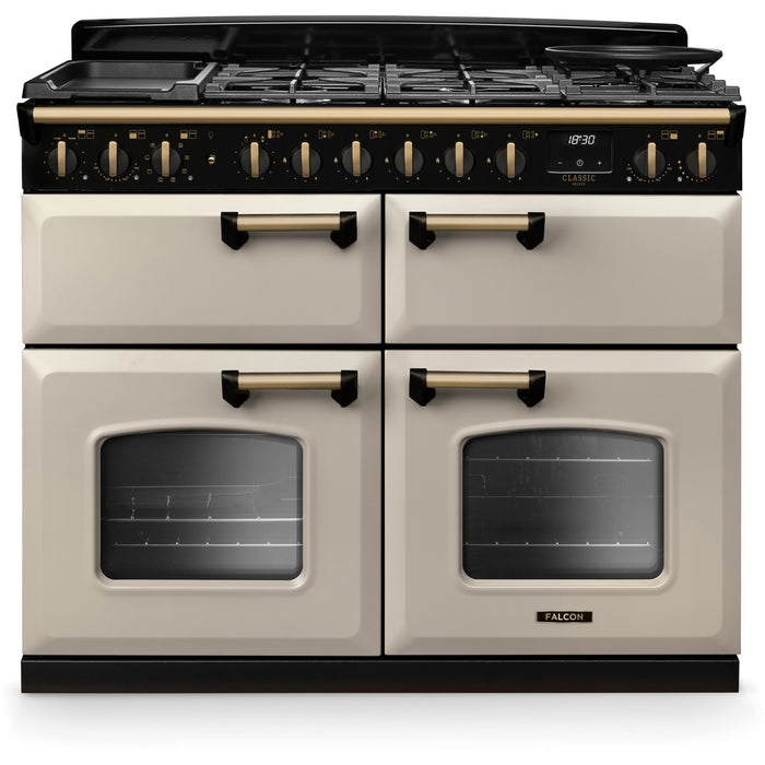 Piano de cuisson mixte FALCON NGC TAB MIX 110 CM CREME PASTEL LAITON A