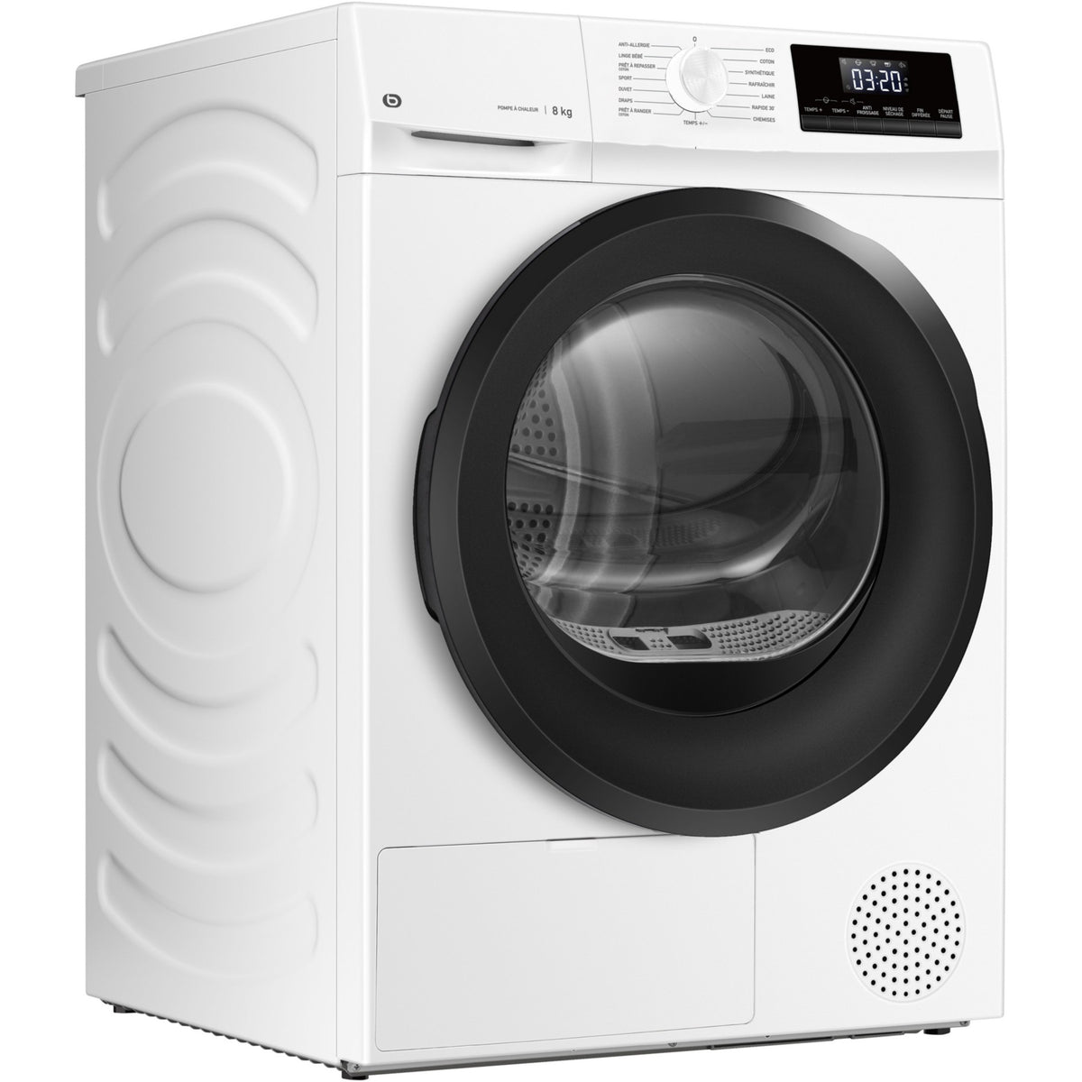 Sèche linge pompe à chaleur ESSENTIELB ESLHP8-4b
