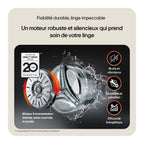 Lave linge séchant hublot LG F164HP2WST - 11/6 kg - 1400 tr/min - Classe A - Moteur direct drive - Connecté