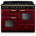 Piano de cuisson mixte FALCON NGC TAB MIX 110 CM BORDEAUX LAITON ANTIQ