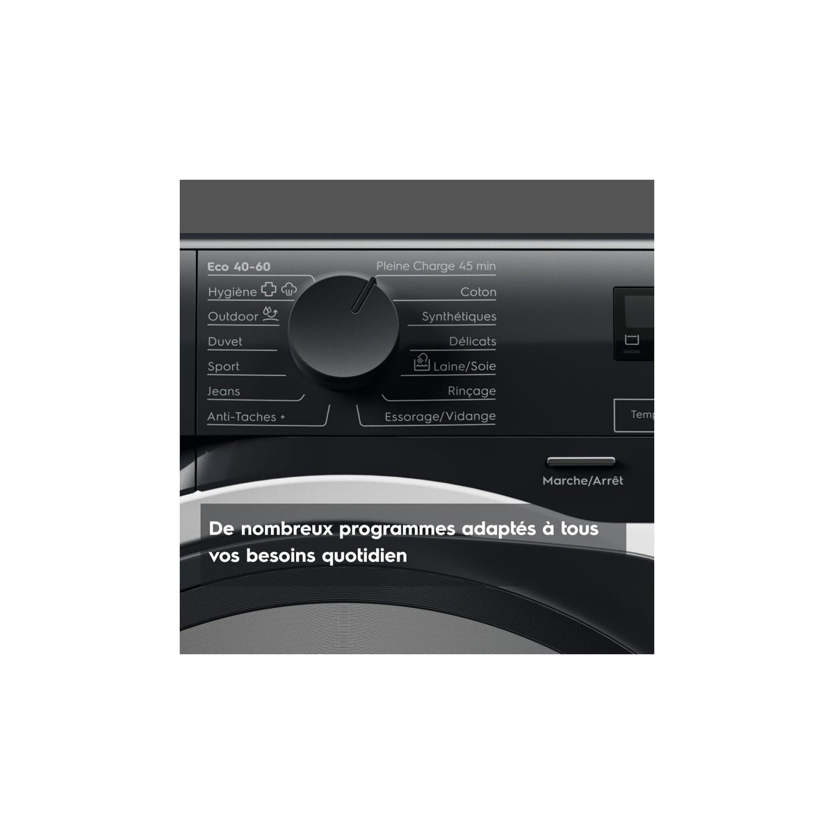 Lave linge hublot ELECTROLUX EW6EE1041AB - 10,5 kg - 1400 tr/min - Classe A - Moteur induction