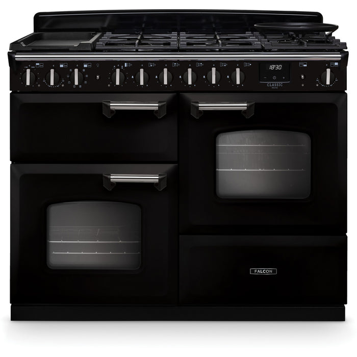 Piano de cuisson mixte FALCON NGC TAB MIX 110 CM NOIR CHROME